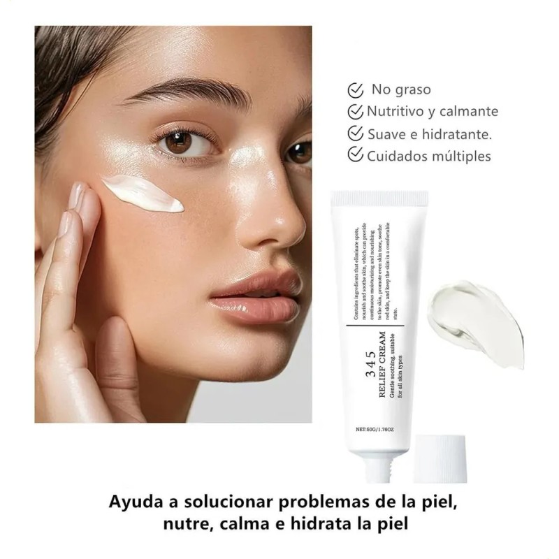 A 345 Relief Cream, Crema Reparadora Intensiva, Hidratante