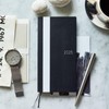 Almost Daily Notebook, 2025 Weeks, White Line/Black, Begins in April,
