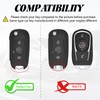 TOOMUME TOOMUME Schlsselhlle TPU, Autoschlssel Hlle 3 Tasten Passt fr