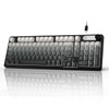 GEODMAER G98 Gaming Keyboard, 99 Keys Silent Wired Keyboard with