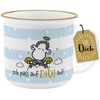 Sheepworld With German Text "Ich pass auf dich auf: Steinzeug"