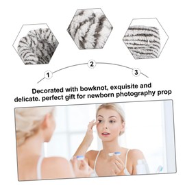 Ipetboom 3pcs Makeup Headband Elastic Spa Facial Headband Hair Band for Women Shower Face Washing