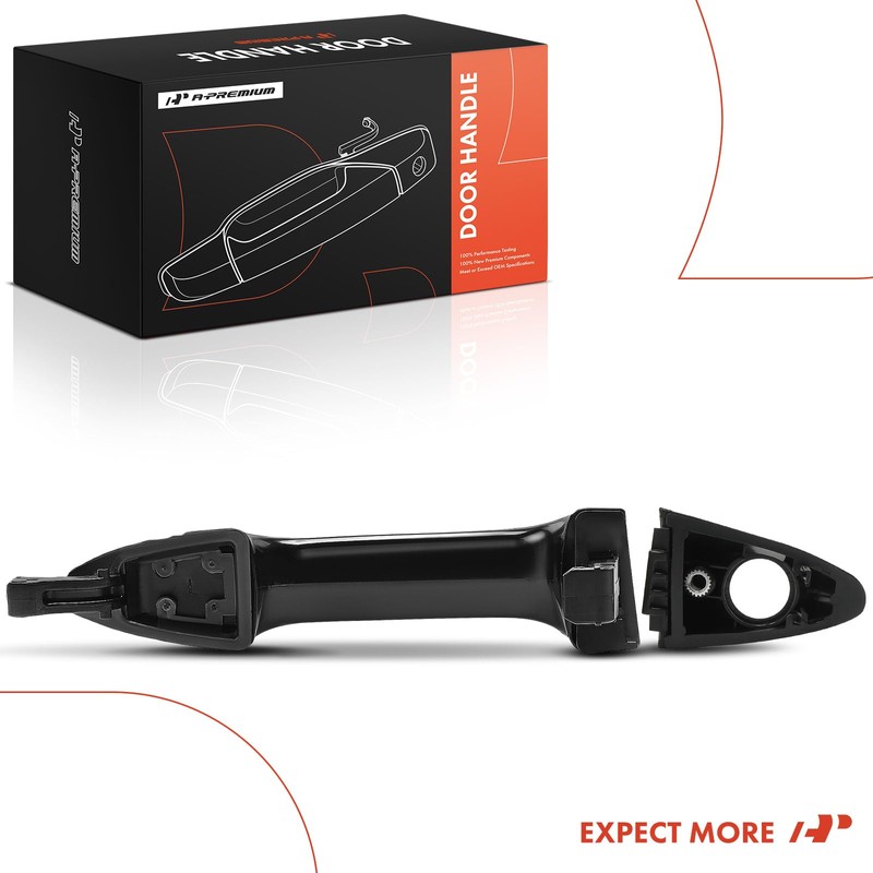 A-Premium Front Driver Side Exterior Door Handle with Keyhole Compatible