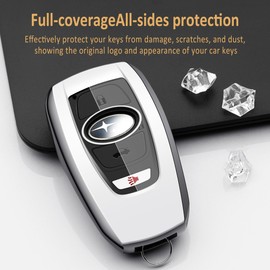 Tengare for Subaru Key Fob Cover 2025 2022 2023 2024 2025 2026 Car Key Case Crosstrek Ascent BRZ Forester Impreza Legacy Outback Solterra WRX Accessories