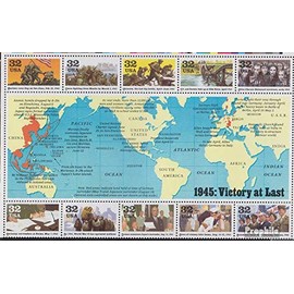 Prophila Collection USA Block37 (Complete Edition) Mint NH 1995 History of World War II (Stamps for Collectors) Military / Knights