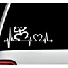 K1130 Coqui Frog Heartbeat Decal Sticker