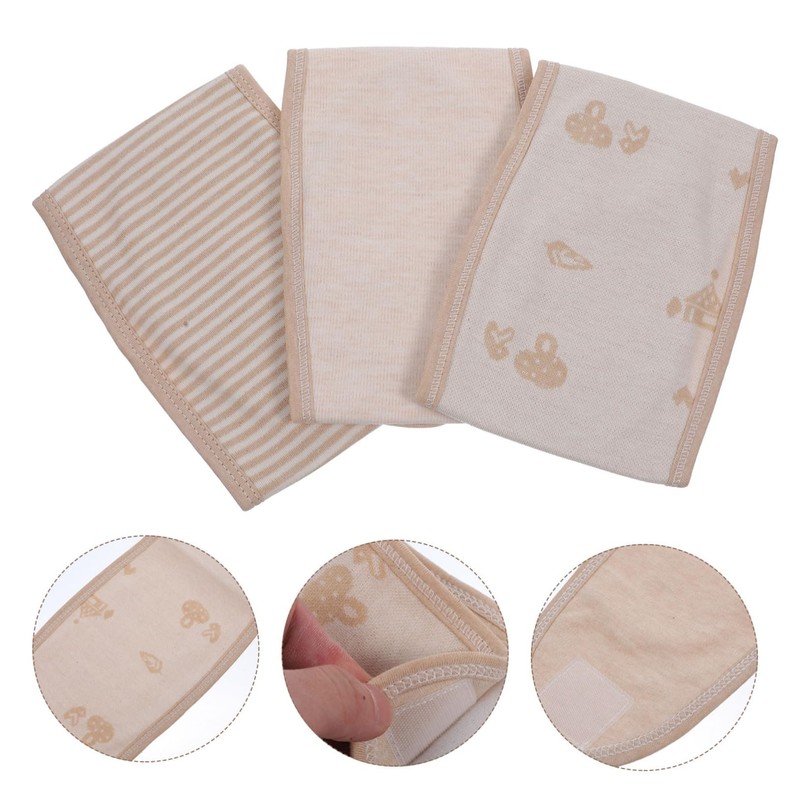 minkissy 3pcs Cotton Belly Bands for Navel Care Durable Bellybands
