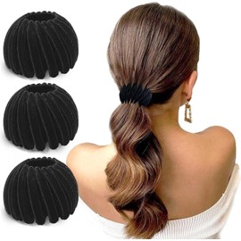 Sizobi- 【Tamaño y material】El paquete contiene 3 pinzas mágicas para el cabello con forma de nido de pájaro de terciopelo. El diámetro interior de las pinzas para el cabello cuando están cerradas es d