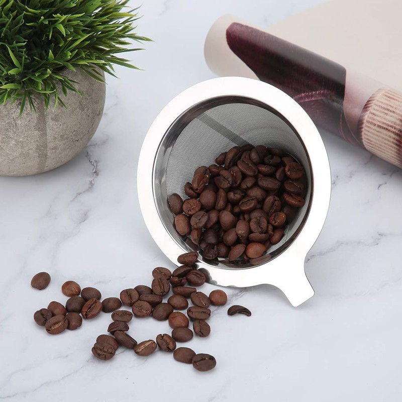 Stainless Steel Coffee Filter Pour Over Coffee Dripper Reusable Coffee