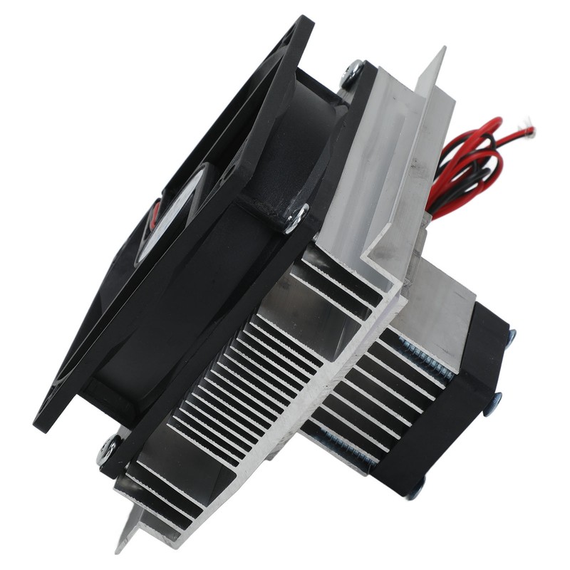 Peltier Cooler with Power Supply Semiconductor Refrigeration Cooling System DIY