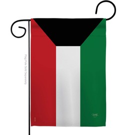 Nationality Kuwait Garden Flag Regional Nation International World Country Particular Area Small Decorative Gift Yard House Banner Made in USA 13 X 18.5