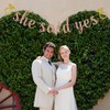 She Said Yes Banner, Bride to Be Party Decorations, Engagent,