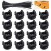 16 Pcs Magnetic Cable Zip Tie Mounts, Magnetic Wire Holder