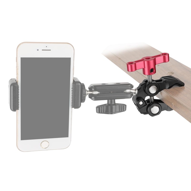 CAMVATE Super Crab Gripper Clamp (Red T-Handle) - 3490