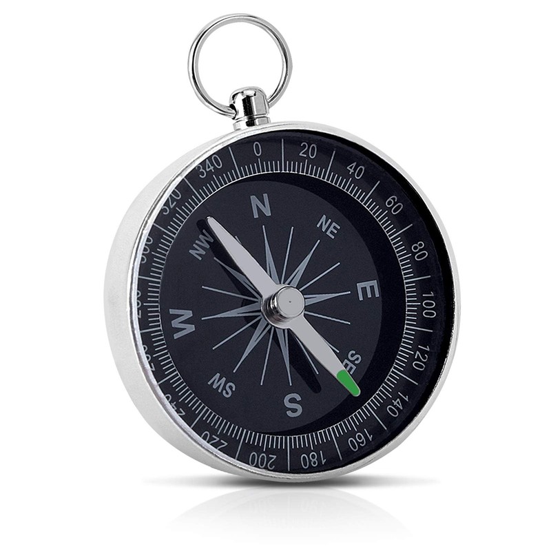 Demeras Pocket Compass Waterproof Compass Portable Survival Compass Outdoor Camping