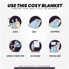 Gaveno Cavailia Cosy and Cuddly POPCORN Fleece Throw Blanket, 150