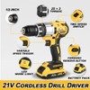 AUTOJARE 20V Cordless Drill Driver 1/2" Keyless Chuck 798 in-lbs