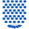 Bates- Foam Paint Brushes, 3", 50 Pack, Blue Sponge Brushes