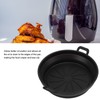 2 PCS Fryer Silicone Baskets with Handle 7.5inch Round Silicone