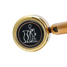 Kaichenyt Belgium Royal Family Coffee Maker Solid Color Elegant Luxury Siphon Coffee Maker with Tee handle Vacuum Brewing System (Gold)