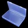 Goodma 4 Pieces Rectangular Plastic Boxes Empty Storage Organizer Containers
