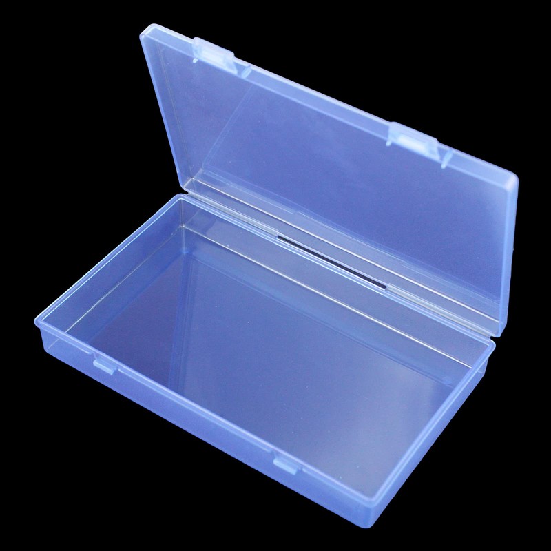 Goodma 4 Pieces Rectangular Plastic Boxes Empty Storage Organizer Containers