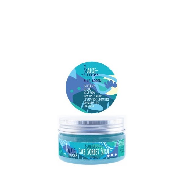 Aloe Plus Colors Blue Lagoon Face Sorbet Scrub, 100ml