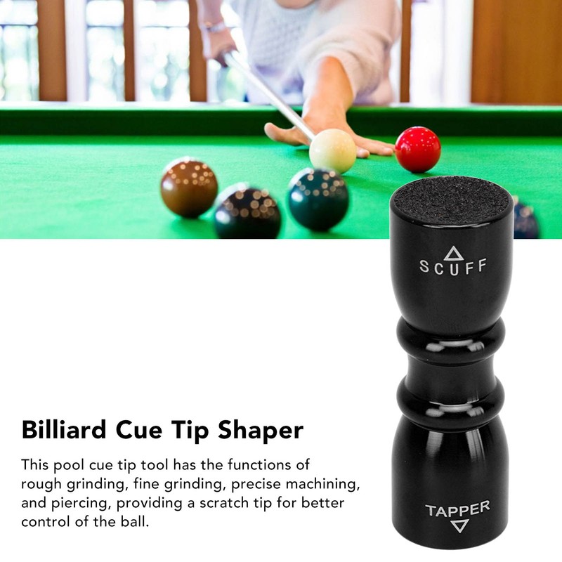 3 in 1 Pool Cue Tip Shaper Billiard Cue Tip