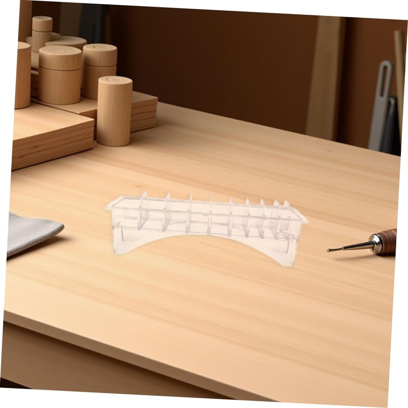 DECHOUS 2pcs Hair Clipper Storage Organizer Durable Limit Comb Holder