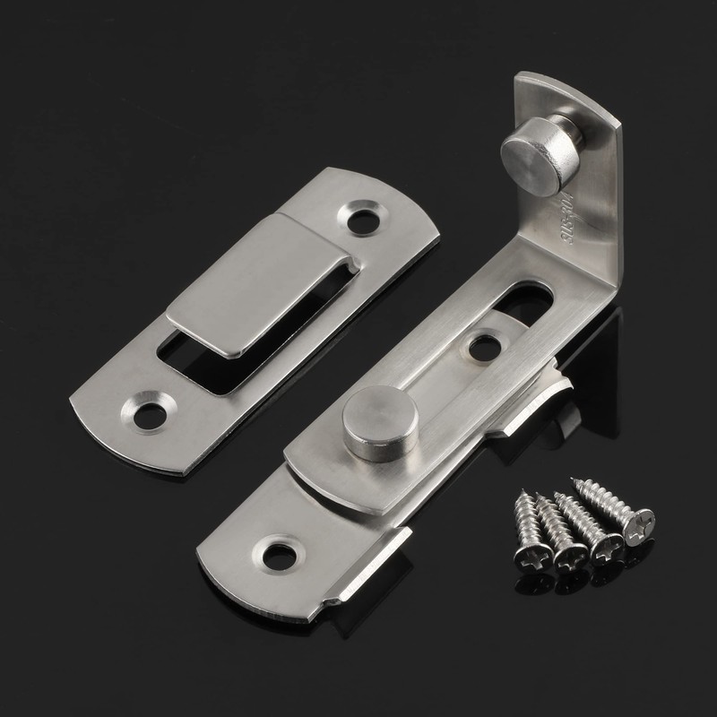 Alise SUS304 Stainless Steel Flip Latch Right Angle Gate Latches