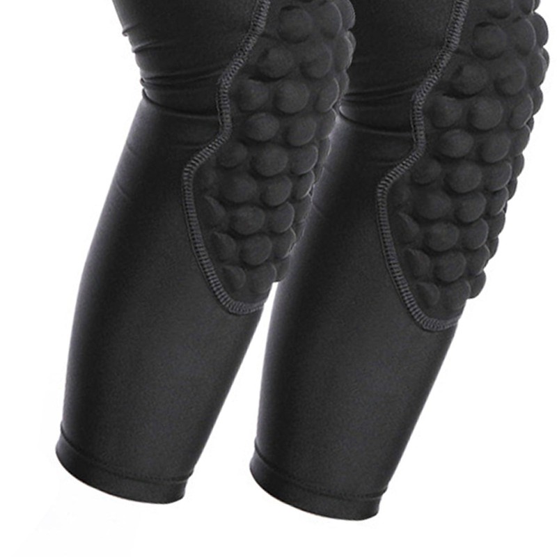 2 Pcs Kids Knee Pads Black Soft Breathable Lightweight Impact