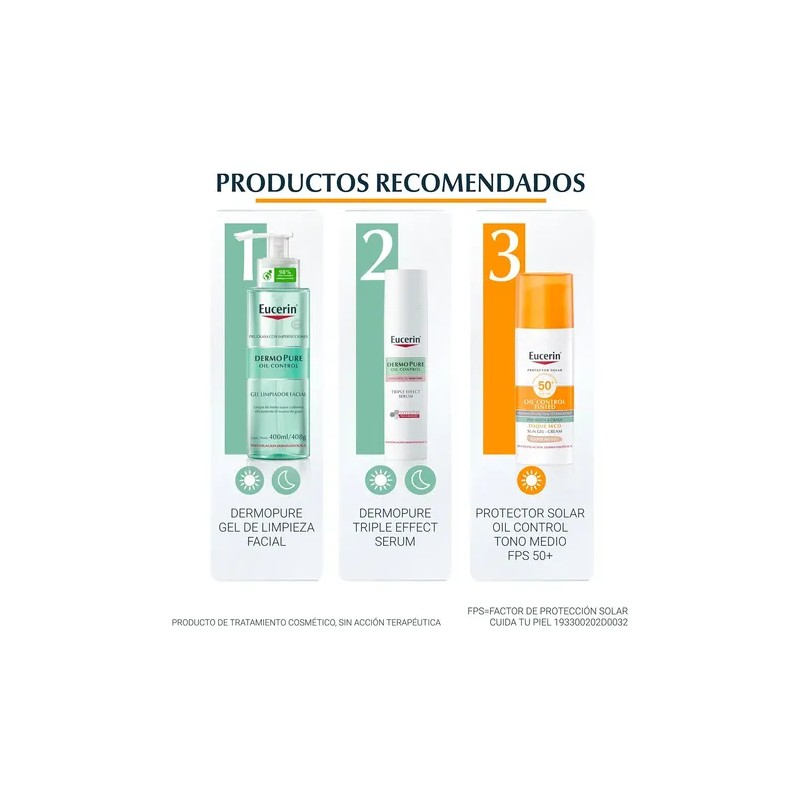 Eucerin Sun Control Protector Solar Facial Medio Fps50+ 50ml
