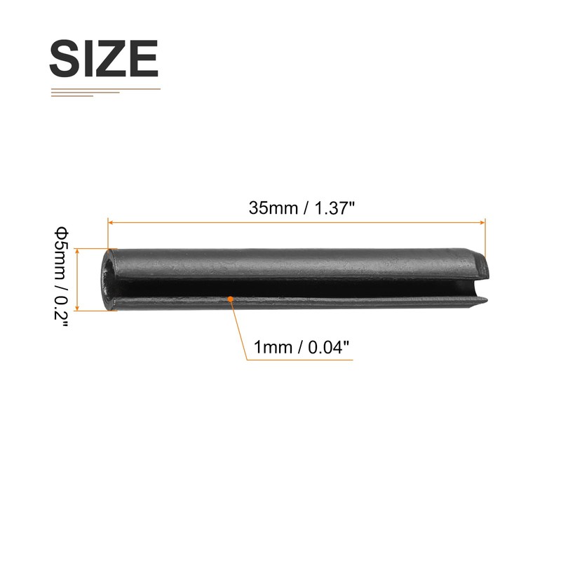 DTGN 5 mm x 35 mm (DxL) Slotted Spring Pin