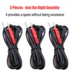 TENS Unit Electrodes Lead Wires: 3 Pieces BesCable 2mm Pin