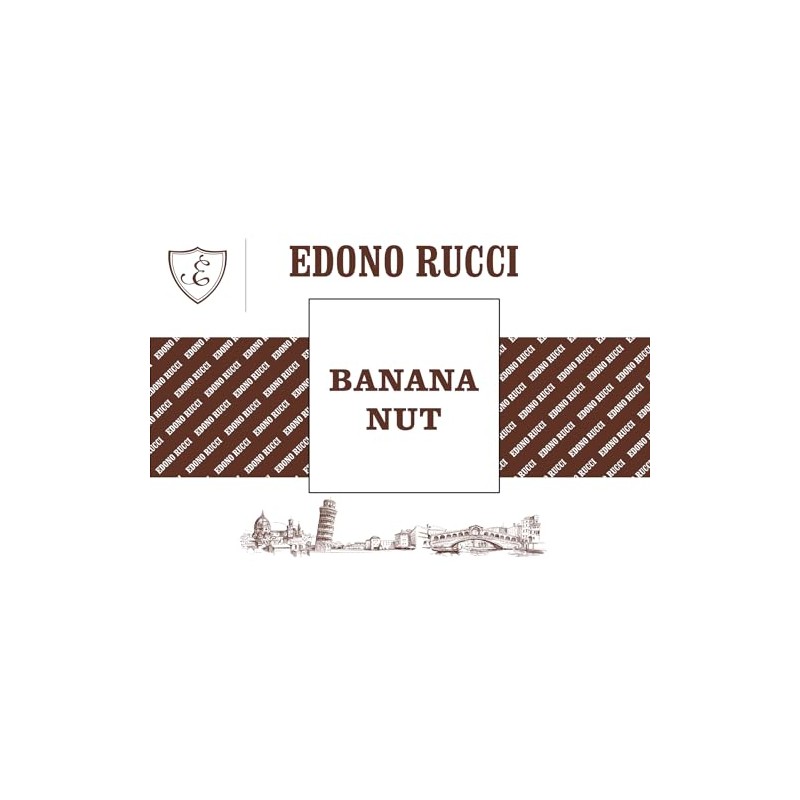 Edono Rucci Banana Nut Powdered Cappuccino Mix, 2lb Bag