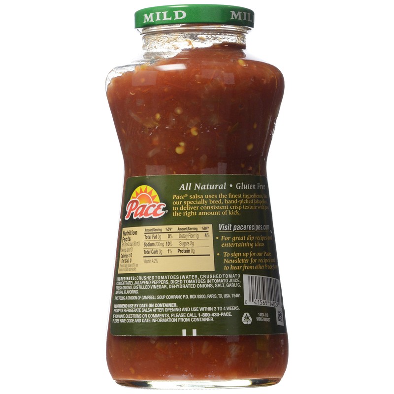 Pace Chunky Salsa, Mild, 24 oz