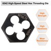 sourcing map Hex Threading Die M7 x 0.75 Metric Thread