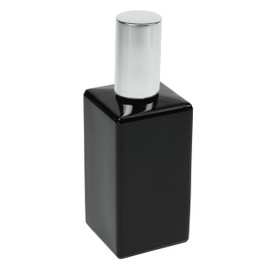 Fantasia Tischzerstäuber, Glas, schwarz-glänzend, für 100 ml, Breite 4 cm, Höhe: 13 cm