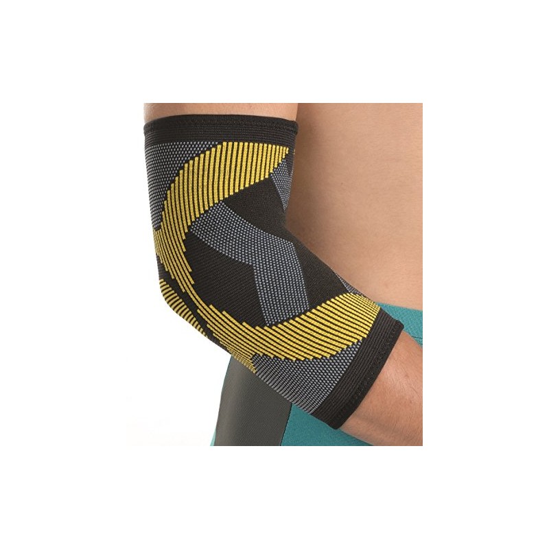 High Performance Elasticated Compressive Elbow Support - Support for Sprained,