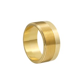 Highcraft Cast Brass DWV 1-1/2" C x M Adapter for Drain, Waste and Vent Systems