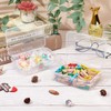SUPERFINDINGS 4 Pack 12.5 x 8.5 x 4.5 cm Clear