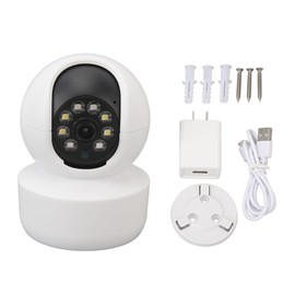 Smart Baby Monitor 1080HP WiFi Wireless 360 Degree Panoramic Camera with Night Vision Two Way Audio for Indoor US Plug