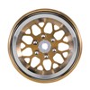 INJORA ModuWheel 1.3 Inch Negative Offset Brass & Aluminium Beadlock