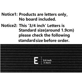 G GAMIT Pre-Cut 3/4 Inch White Letters for Felt Letter Board,340pcs plastic letters including Characters,Numbers,Symbols&Emoji for Message Board - (No Board Included)