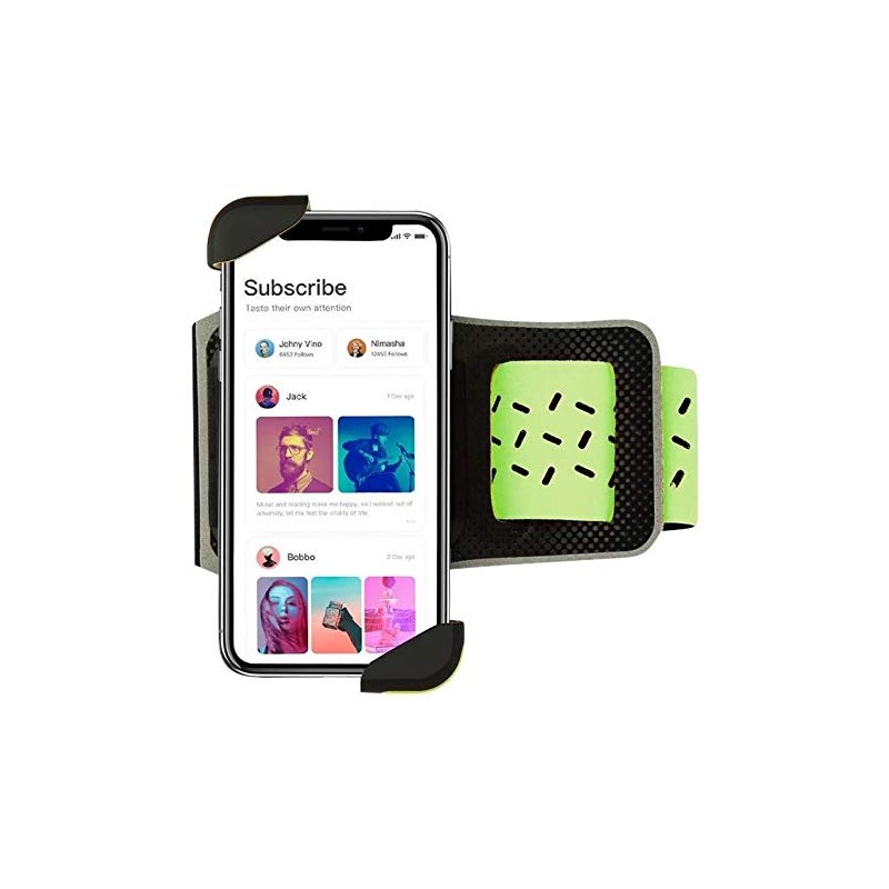 BoxWave Holster Compatible with Energizer E24 - FlexSport Armband, Adjustable