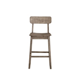 Boraam Torino Bar Height Stool, 29-Inch, Barnwood Wire-Brush