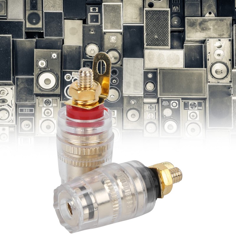 Fafeicy 10PCS JT-1829 Speaker Terminal Binding Post, 4mm / 0.2in