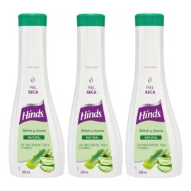 3 Crema Corporal Hinds Natural 500ml
