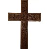 Wall Mounted Wall Hanging Wooden Christ Cross Crucifix Catholic Rosewood