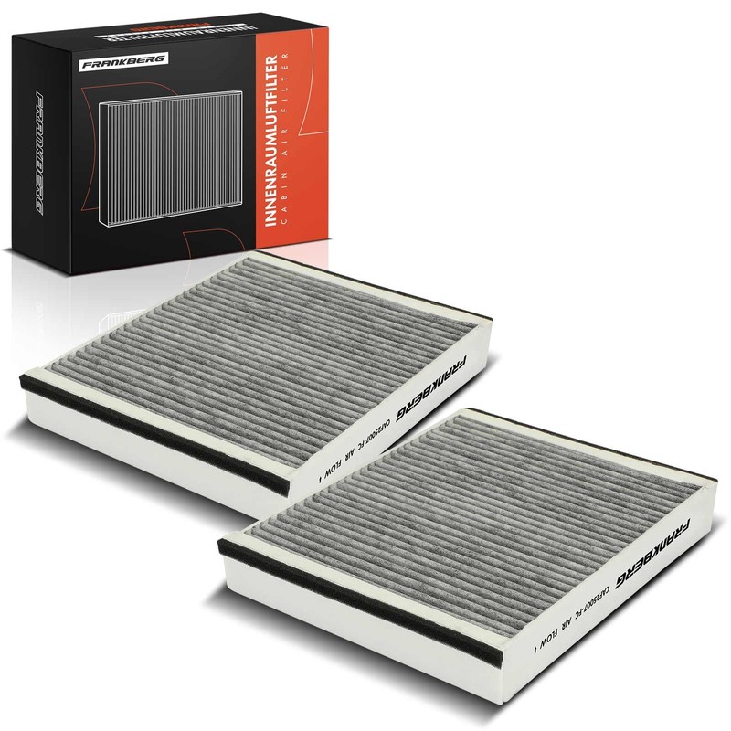 Frankberg 2x Cabin Air Filters with Activated carbon Compatible with